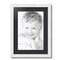 ArtToFrames 14x19" Matted Picture Frame with 10x15" Single Mat Photo Opening Framed in 1.25" White and 2" Mat (FWM-3966-14x19)